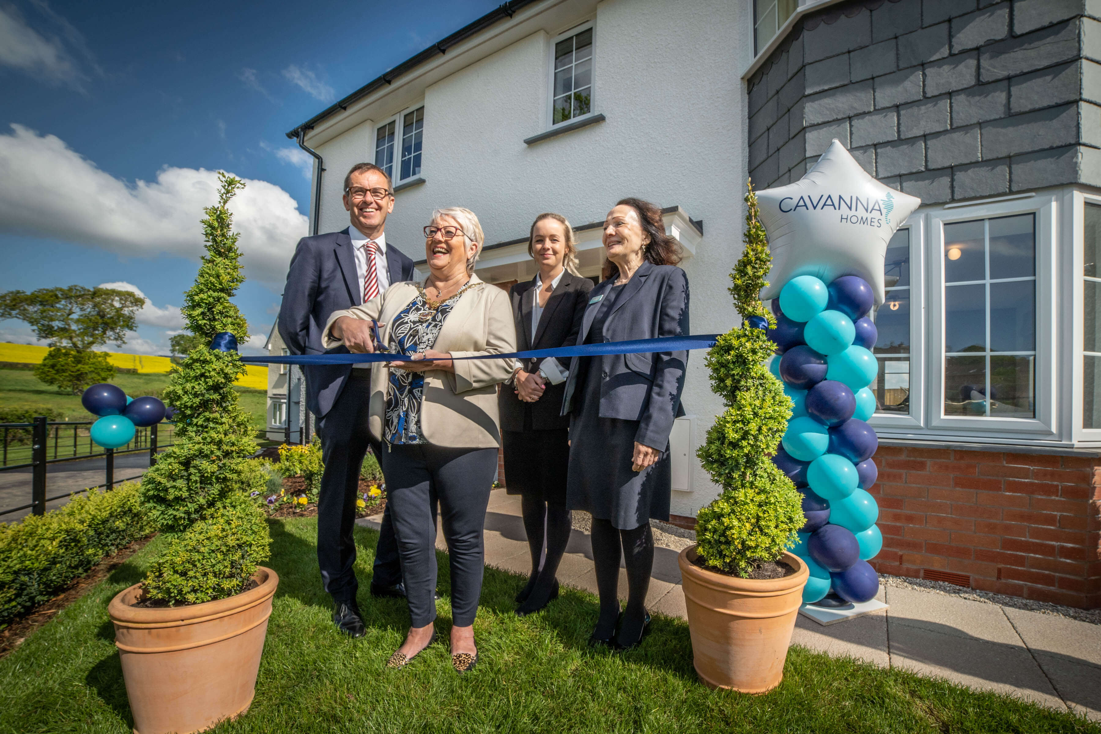 Show home opening celebrates new community of homes in Dawlish