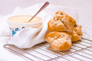 Scones and clotted cream