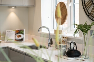 Kitchen at Cales Reach interior 