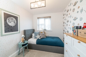 Picture of bedroom in Equinox I townhouse show home