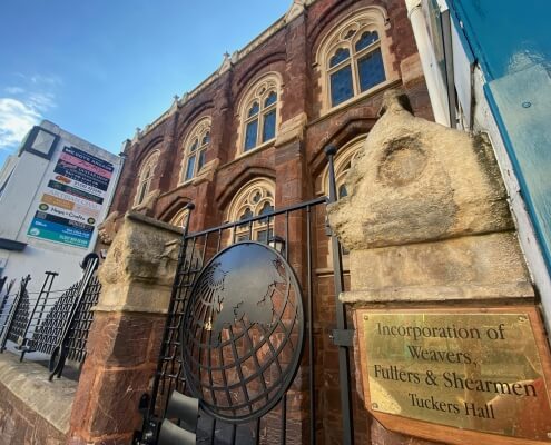 Photograph of Tuckers Hall in Exeter city centre