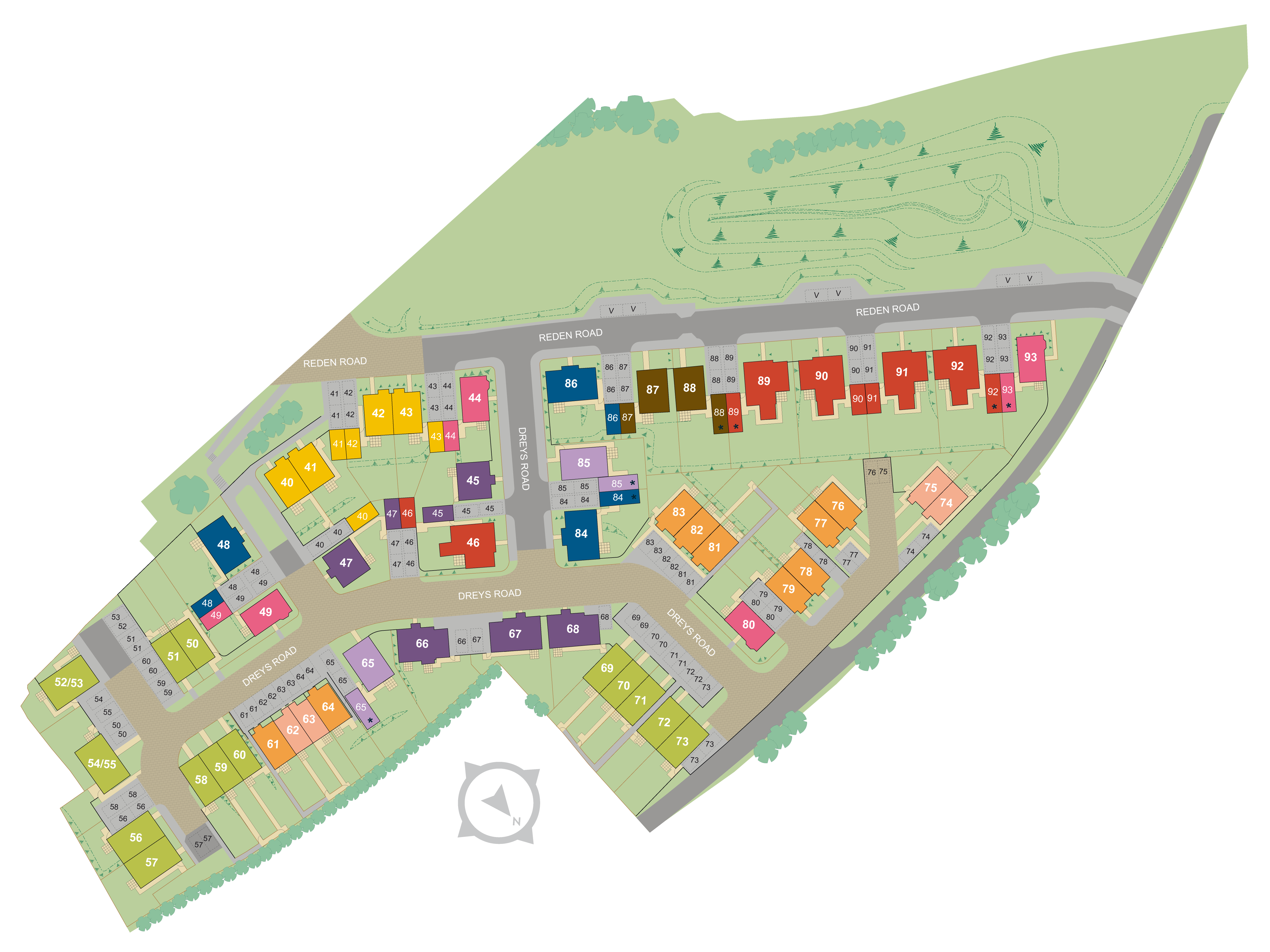 Site Plan in Bude, CornwallBellevue