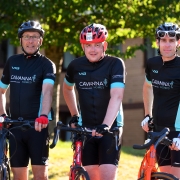 picture of Cavanna Homes' charity cycling team members