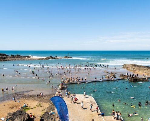 Summerleaze beach in Bude