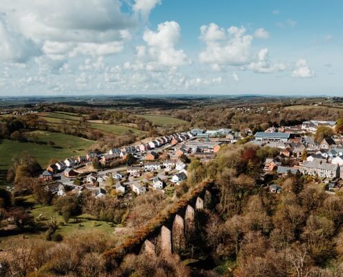 Aerial picture of Cavanna Holsworthy