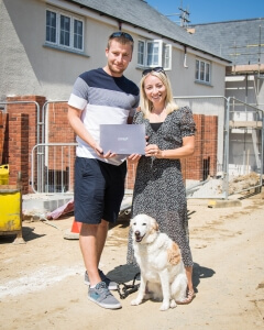 Tom and Megan with their second Cavanna home