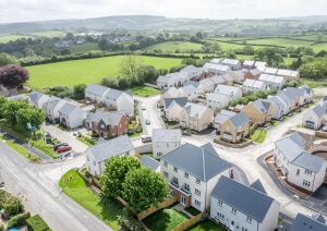 Aerial view of Broadleigh Park 