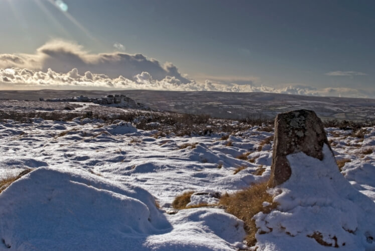 Dartmoor on a Winter's Day, Devon, photographed by Rob Gillies.