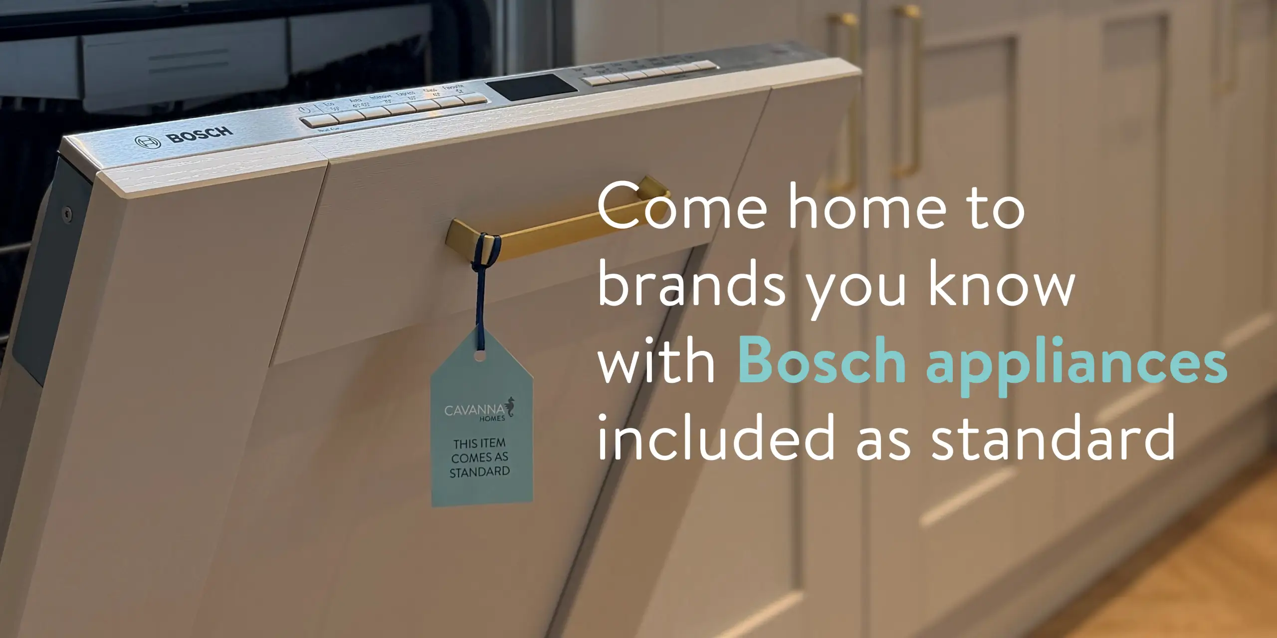 Promotional banner featuring Bosch appliances